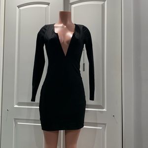 NWT Black mini bodycon‎ dress